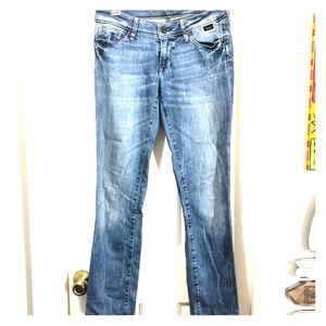 Mavi gold distressed emma blue jeans sz 25